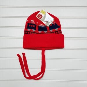 NWT Vintage Knit Train Toddler Hat